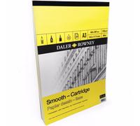 Daler Rowney - Smooth Cartridge Sketchbook - 130gsm - 30 Pages - A3/A4/A5