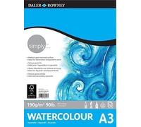 Daler Rowney Spiral Simply A3 Watercolour Pad 190gsm 90lb