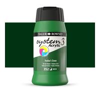 Daler-Rowney System3 Acrylic Paint, Plastic Pot, 16.91oz - 500 ml, Hooker's Green