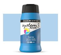 Daler Rowney : System 3 Acrylic Paint : 500ml : Process Cyan