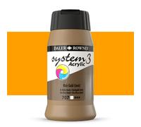 Daler Rowney System 3 Acrylic Paint Rich Gold (500ml)