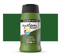 Daler Rowney : System 3 Acrylic Paint : 500ml : Sap Green