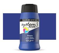 Daler Rowney System 3 Acrylic Paint Ultramarine (500ml)