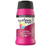 Daler Rowney System 3 Acrylic Paint Process Magenta (500ml)