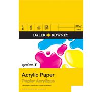 Daler Rowney System 3 Acrylic Painting Paper Pad - A2 - DENTED ON THE CORNER