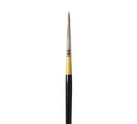Daler Rowney System 3 Artist Acrylic Paint Brush - Long Handled Round (Size 2)