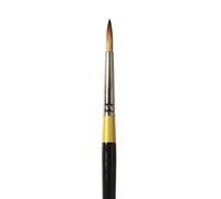 Daler Rowney System 3 Artist Acrylic Paint Brush - Long Handled Round (Size 6)