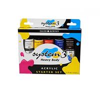 Daler Rowney System 3 HEAVY BODY Acrylic Paint Sets - Starter Set 5x75ml