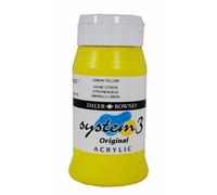 Daler Rowney System 3 Original Acrylic Paint 500ml Pots - 45 Colours Available