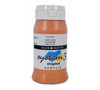 Daler Rowney System 3 Original Acrylic Paint 500ml Pots - 45 Colours Available