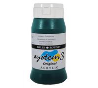 Daler Rowney System 3 Original Acrylic Paint 500ml Pots - 45 Colours Available