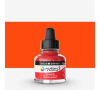 Daler-Rowney : System3 : Acrylic Ink : 29.5ml : Fluorescent Red