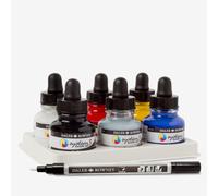 Daler-Rowney : System3 : Acrylic Ink : 29.5ml : Introduction Set of 6