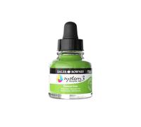 Daler-Rowney System3 Acrylic Ink, Glass Bottle with Dropper, Opaque, 1oz - 29.5 ml, Fluorescent Green