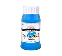 Daler Rowney System 3 Acrylic Paint Coeruleum Blue Hue (500ml)