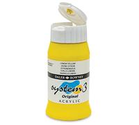 Daler Rowney System 3 Acrylic Paint Raw Lemon Yellow (500ml)