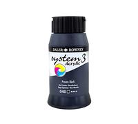 Daler Rowney System 3 Original Acrylic Paint 500ml Process Black