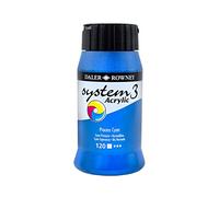 Daler Rowney System 3 Acrylic Paint Process Cyan (500ml)