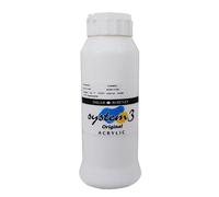 Daler-Rowney System3 Acrylic Paint, Plastic Pot, 33.81oz - 1L, Titanium White