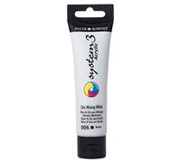 Daler Rowney System 3 Acrylic Paint 59ml, Zinc Mix White