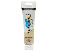 Daler-Rowney System3 Acrylic Paint, Plastic Tube, 5.07oz - 150 ml, Buff Titanium
