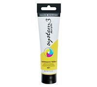Daler-Rowney System3 Acrylic Paint, Plastic Tube, 5.07oz - 150 ml, Fluorescent Yellow