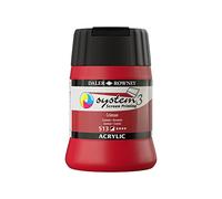 Daler-Rowney System3 Acrylic Screen Printing Ink, Plastic Pot, 8.45oz - 250 ml, Crimson