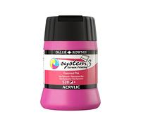 Daler-Rowney : System3 : Screen Printing Acrylic Paint : 250ml : Fluorescent Pink