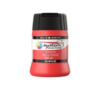Daler-Rowney System3 Acrylic Screen Printing Ink, Plastic Pot, 8.45oz - 250 ml, Fluorescent Red