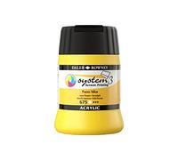 Daler-Rowney System3 Acrylic Screen Printing Ink, Plastic Pot, 8.45oz - 250 ml, Process Yellow
