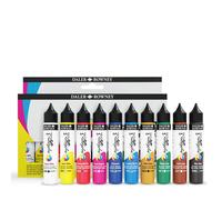 Daler-Rowney : System3 : Fluid Acrylic : 29.5ml : Set of 10