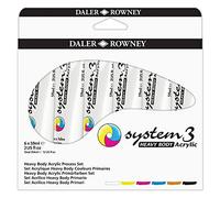 Daler Rowney System3 Set of Acrylic Paints Starter Set 6 x 59 ml