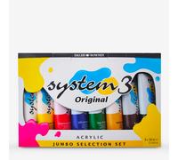 Daler-Rowney : System3 : Jumbo Selection Set : 150ml : Set of 8