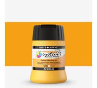 Daler-Rowney : System3 : Screen Printing Acrylic Paint : 250ml : Cad Yellow Deep Hue
