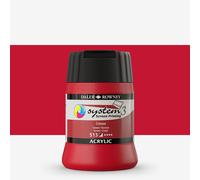 Daler-Rowney System3 Acrylic Screen Printing Ink, Plastic Pot, 8.45oz - 250 ml, Crimson