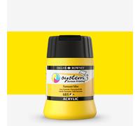 Daler-Rowney : System3 : Screen Printing Acrylic Paint : 250ml : Fluorescent Yellow