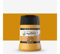 Daler-Rowney : System3 : Screen Printing Acrylic Paint : 250ml : Yellow Ochre