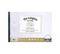 Daler-Rowney The Langton Prestige Rough Watercolour 10 x 7in 12 Sheets | Rough Watercolour Paper, Glued 1 Side, Natural White Sheets, For Professional Artists