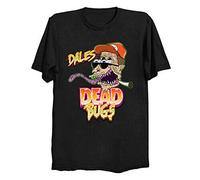 Dales Dead Bugs Gribble King of The Rat Fink Parody Cartoon Black T-Shirt Black(Small)