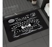 DALEXHM Microfibre Bath Mat, Door Mat, Pet Mat,Bathroom Rug Machine Washable,Non-slip,Super absorbent,Extra Soft,Skeleton, sun and moon, mystery, dark elements, Ouija board,20x31in