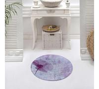 DALEXHM Microfibre Bath Mat, Door Mat, Pet Mat,Bathroom Rug Machine Washable,Non-slip,Super absorbent,Extra Soft,Poppy, Poppy Flower Graphic With Poetry Pattern Romance Theme Flowers Artsy Vi,24x24in