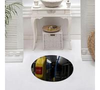 DALEXHM Microfibre Bath Mat, Door Mat, Pet Mat,Bathroom Rug Machine Washable,Non-slip,Super absorbent,Extra Soft,The red stop button next to the bus handrail, the red STOP button on a yellow,24x24in