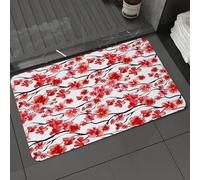 DALEXHM Microfibre Bath Mat, Door Mat, Pet Mat,Bathroom Rug Machine Washable,Non-slip,Super absorbent,Extra Soft,Wild grape. Watercolor seamless pattern,20x31in