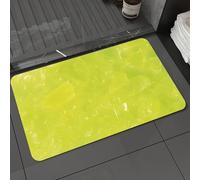 DALEXHM Microfibre Bath Mat, Door Mat, Pet Mat,Bathroom Rug Machine Washable,Non-slip,Super absorbent,Extra Soft,Lime Green,Grunge Hazy Color Background with Scattered Blurry Shade Effects My,20x31in