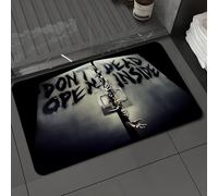 DALEXHM Microfibre Bath Mat, Door Mat, Pet Mat,Bathroom Rug Machine Washable,Non-slip,Super absorbent,Extra Soft,Fearless nothing modern stylish motivational quotes typography slogan.,16x24in