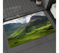 DALEXHM Microfibre Bath Mat, Door Mat, Pet Mat,Bathroom Rug Machine Washable,Non-slip,Super absorbent,Extra Soft,Beautiful sunny day in the highlands,24x39in