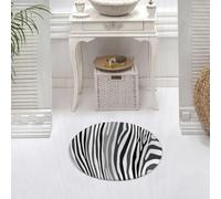 DALEXHM Microfibre Bath Mat, Door Mat, Pet Mat,Bathroom Rug Machine Washable,Non-slip,Super absorbent,Extra Soft,Zebra Print,Zebra Pattern Vertical Striped Nature Wildlife Inspired Fashion Il,24x24in