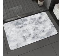 DALEXHM Microfibre Bath Mat, Door Mat, Pet Mat,Bathroom Rug Machine Washable,Non-slip,Super absorbent,Extra Soft,Marble,Granite Surface Pattern with Stormy Details Natural Mineral Formation P,20x31in