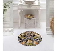 DALEXHM Microfibre Bath Mat, Door Mat, Pet Mat,Bathroom Rug Machine Washable,Non-slip,Super absorbent,Extra Soft,William Morris's famous Strawberry Thief pattern (1883).,24x24in