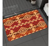 DALEXHM Microfibre Bath Mat, Door Mat, Pet Mat,Bathroom Rug Machine Washable,Non-slip,Super absorbent,Extra Soft,Mexican Ancient Aztec Culture Theme Classic1,20x31in